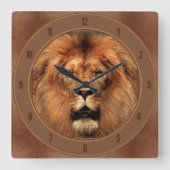 Leeuw 🦁 wandklok (Voorkant)