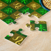 Leeuw & Water Geit Legpuzzel (Zijkant)
