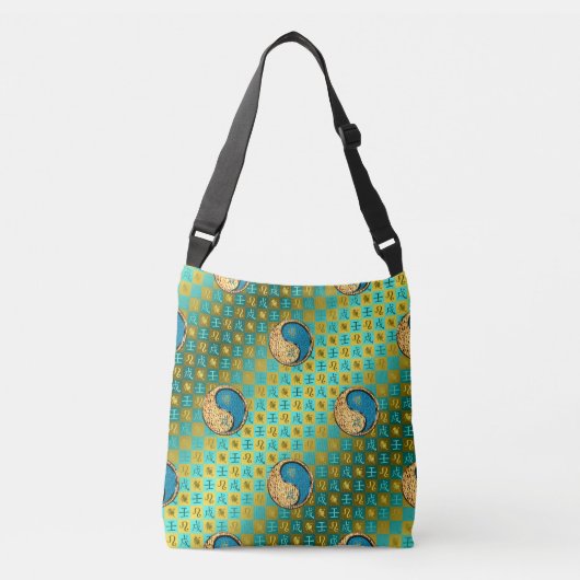 Leeuw & Water Hond Crossbody Tas (Voorkant)