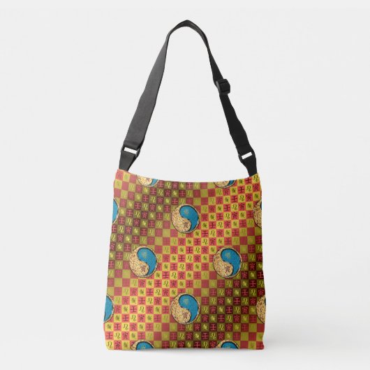 Leeuw & Water Tijger Crossbody Tas (Voorkant)