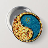 Leeuw & Water Tijger Ronde Button 7,6 Cm (Voorkant /achterkant)