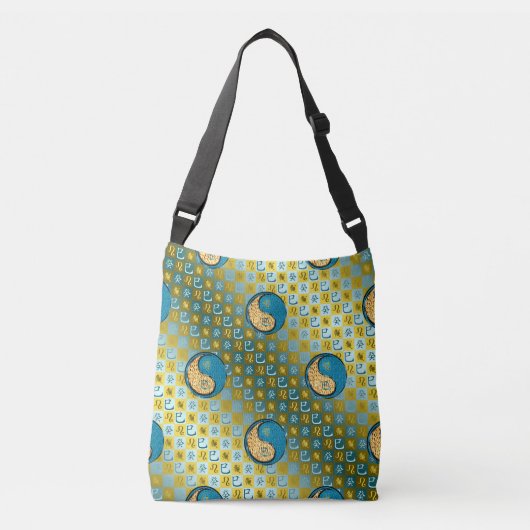 Leeuw & Waterslang Crossbody Tas (Voorkant)