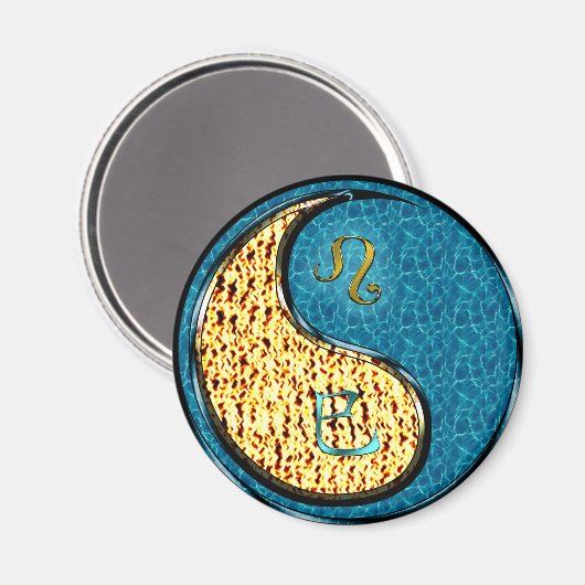 Leeuw & Waterslang Magneet (Voorkant / Achterkant)