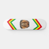 leeuw waterverf Leo koning safari dier oerwoud kat Persoonlijk Skateboard (Horizontaal)