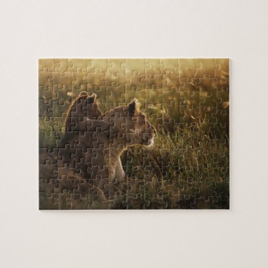 Leeuw & Welp Spel Puzzel (Horizontaal)