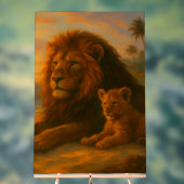 Leeuw & Welp — Sunset Bond | Orrin Studios Acryl Bord (Neutraal)