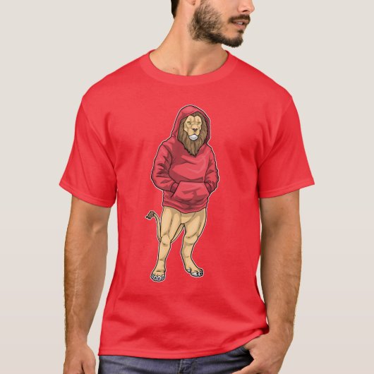 Leeuw Winter T-shirt (Voorkant)