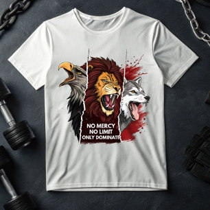 Leeuw Wolf Adelaar T-Shirt – Savage Beast Mode Gym