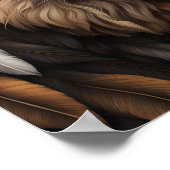 Leeuw, Wolf met Voorwaarts gericht Poster (Hoek)