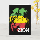 Leeuw Zion Kaart (Gele Bloem)