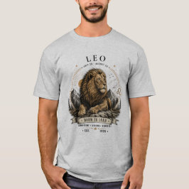 Leeuw Zodiac Leeuw Heren T-Shirt