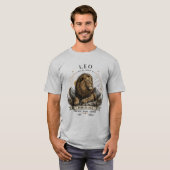 Leeuw Zodiac Leeuw Heren T-Shirt (Voorkant volledig)