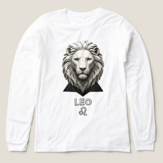 Leeuw Zodiac Leeuw Klassiek Zwart Wit Astrologie Tri-Blend Shirt