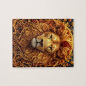 Leeuw Zodiac Papier Quilling Legpuzzel (Horizontaal)