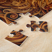 Leeuw Zodiac Papier Quilling Legpuzzel (Zijkant)