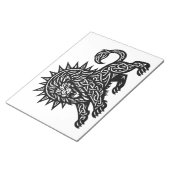 Leeuw Zodiac Zon-Mane Lion | BurnsInHell Notitieblok (Schuin)