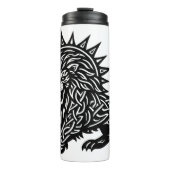 Leeuw Zodiac Zon-Mane Lion | BurnsInHell Thermosbeker (Voorkant)