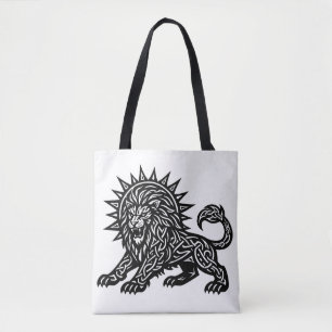 Leeuw Zodiac Zon-Manen Leeuw   BurnsInHell Tote Bag