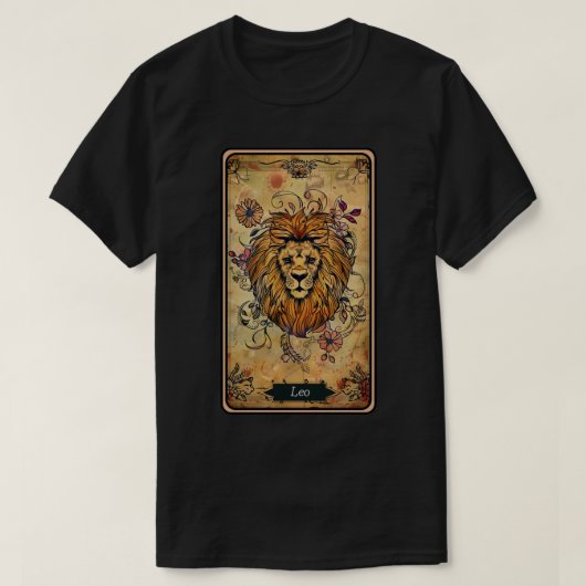Leeuw Zon teken T-shirt (Design voorkant)