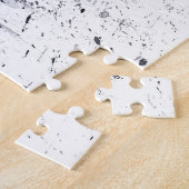 Leeuw zwart-wit illustratie. legpuzzel (Zijkant)