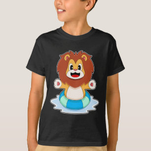 Leeuw Zwemmende reddingsboei T-shirt
