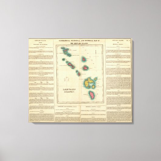 Leeuward Islands Canvas Afdruk (Voorkant)