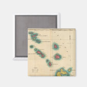 Leeuward Islands Magneet (Voorkant / Achterkant)