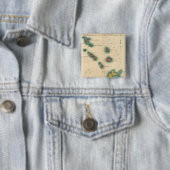 Leeuward Islands Vierkante Button 5,1 Cm (In situ)