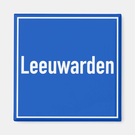 Leeuwarden Magneet Nederland | Nederland | Ljouwer (Voorkant)