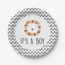 Leeuwen Baby Shower Het is een Jongen