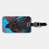 Leeuwen Bagagelabel met lederriem (Voorkant horizontaal)