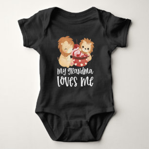 Leeuwen 🦁 Cadeau voor kleinkind - Mijn oma houdt Romper