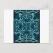 Leeuwen delen kunst print briefkaart (Voorkant)