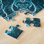 Leeuwen delen kunst print legpuzzel (Zijkant)