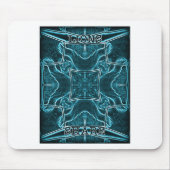 Leeuwen delen kunst print muismat (Voorkant)