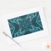 Leeuwen delen kunst print rechthoekige sticker (Envelop)