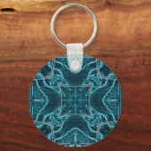 Leeuwen delen kunst print sleutelhanger (Voorkant)