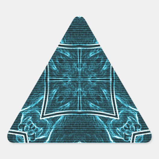 Leeuwen delen kunst print sticker (Voorkant)