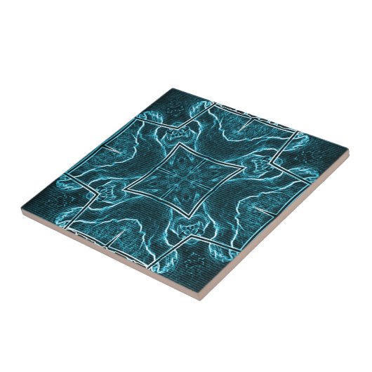 Leeuwen delen kunst print tegeltje (Zijkant)