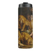 Leeuwen’ Den aangepaste naam tumbler Thermosbeker (Voorkant)