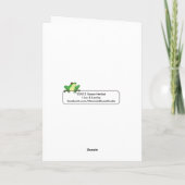 Leeuwen en lammeren, kerstkaart feestdagen kaart (Achterkant)