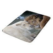 Leeuwen en leeuwen badmat (Gekanteld)