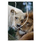 Leeuwen en leeuwen medium cadeauzakje (Voorkant)