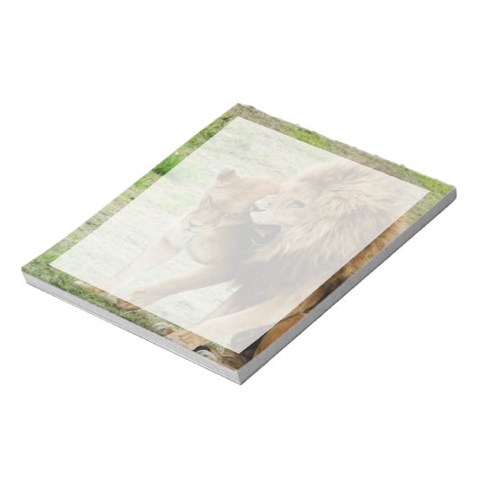 Leeuwen en leeuwen notitieblok (Linkerzijde)