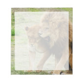 Leeuwen en leeuwen notitieblok (Voorkant)