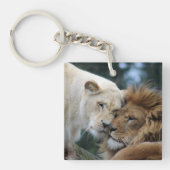 Leeuwen en leeuwen sleutelhanger (Voorkant)