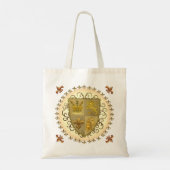 Leeuwen Familiewapen Achternaam Tote Bag (Achterkant)