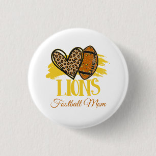Leeuwen Football Moeder Button- Ronde Button 3,2 Cm