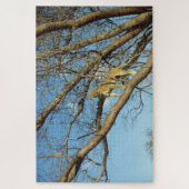 Leeuwen in een boom legpuzzel (Verticaal)