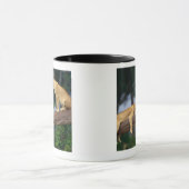 Leeuwen in een boom mok (Midden)